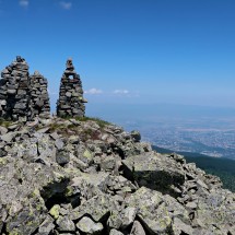 Summit of 2226 meters high&amp;nbsp;Skoparnika with Sofia in the background
